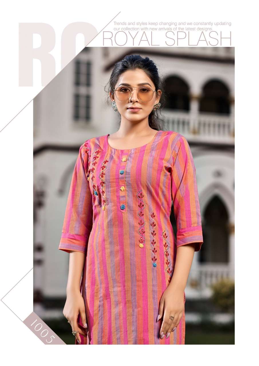 Parra Studio-Mastani Vol 1-Cotton-HandWork-Mirror-Work-Kurti-1005-C